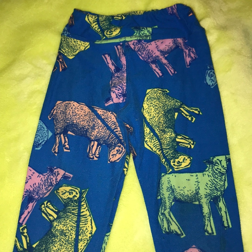 LulaRoe girls leggings size sm